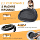Orthopedic Waterproof Large Dog Bed: Memory Foam Washable Dog Bed with Bolsters - Removable Orthopedic Cover for Medium L XL Large Sized Pet - Non-Slip