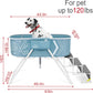 Big Dipper Dog Bath Tub with Stairs, Elevated Portable Foldable Wash Station with Steps for Bathing, Shower and Grooming, Indoor, Outdoor, for Medium to Large Size Dogs